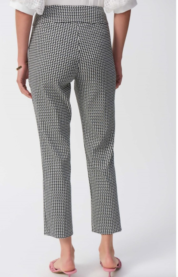Pantalon court en jacquard à imprimé géométrique - JOSEPH ROBKOFF