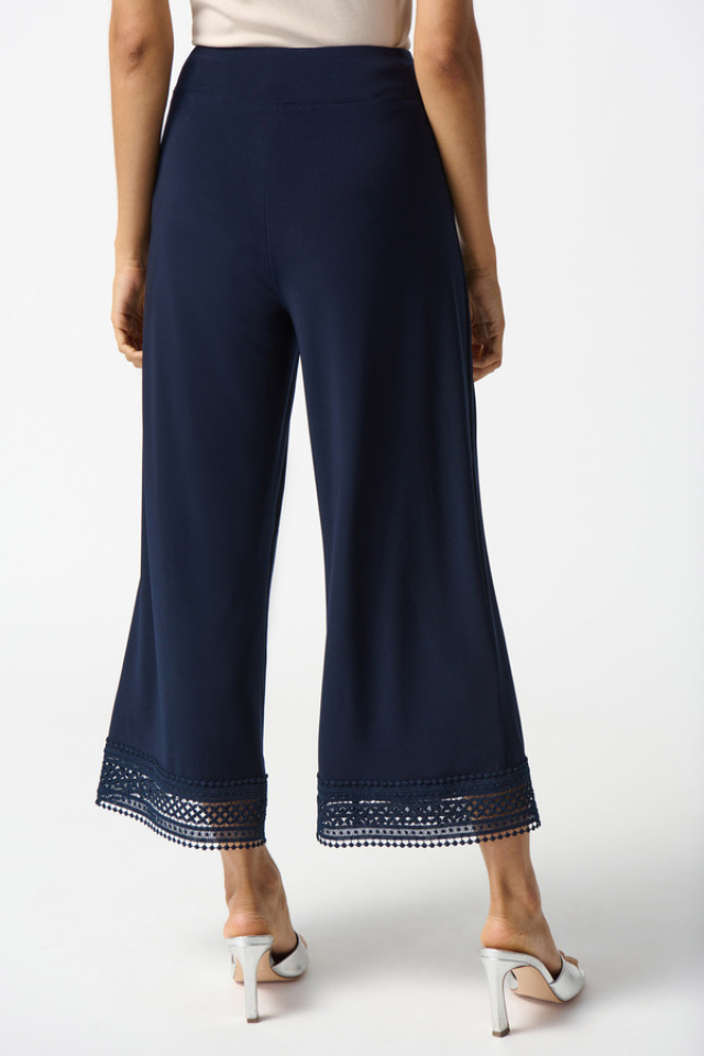 Pantalon 7/8 avec dentelle géométrique - JOSEPH RIBKOFF