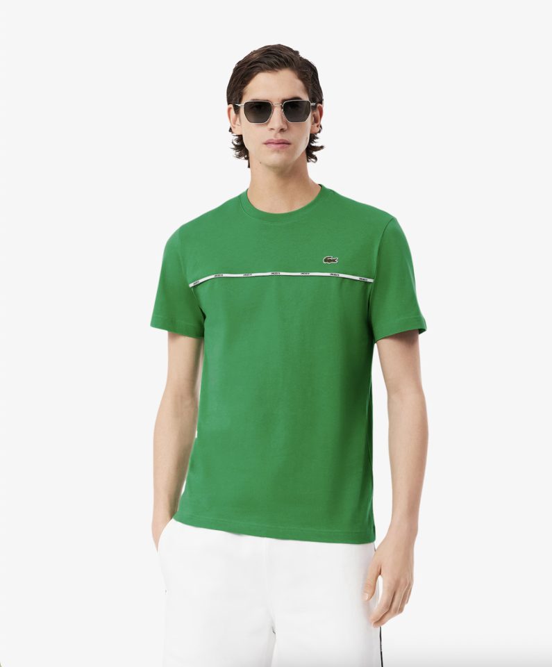 T-shirt en jersey de coton - LACOSTE - TH9842 - LACOSTE