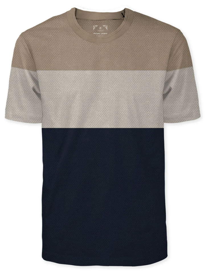 T-shirt coton texturé – POINT ZÉRO