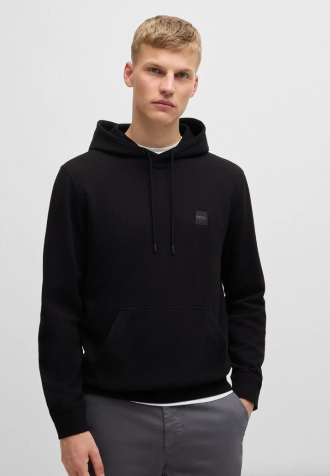 Sweat à capuche en coton Terry - HUGO BOSS