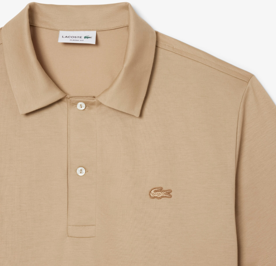 Polo en jersey col ouvert - LACOSTE