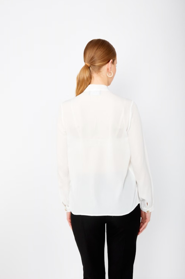 Blouse élégantes à manches longues - FRANK LYMAN 
