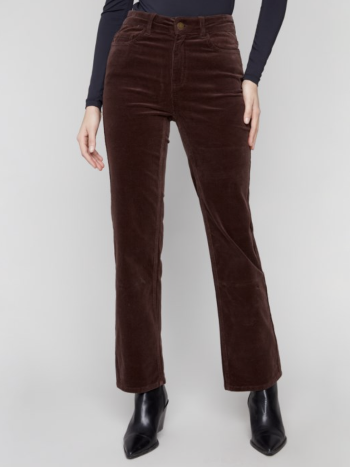Pantalon coupe régulière en corduroy - CHARLIE B - C5684 - Charlie B