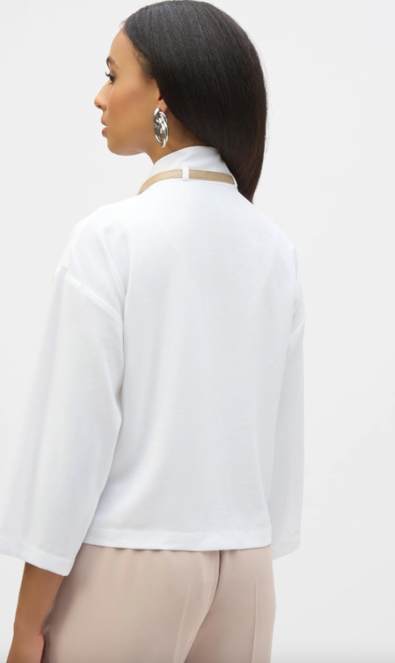 Veste boxy en coquille d'œuf - JOSEPH RIBKOFF