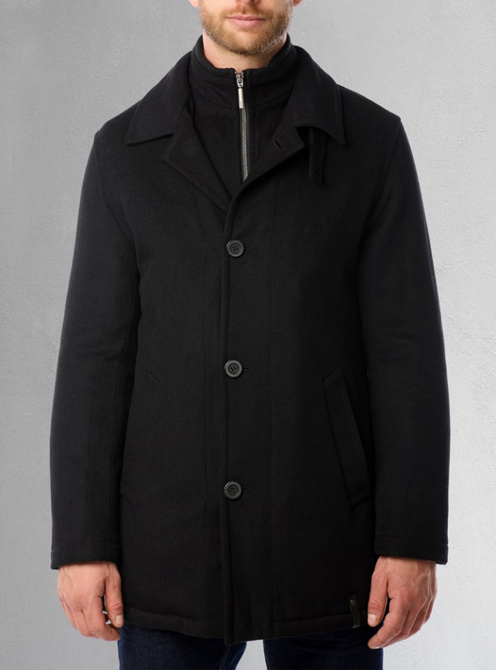 Manteau de laine semi-ajustée - VINCENT D'AMÉRIQUE - 55041 - Vincent d'Amérique