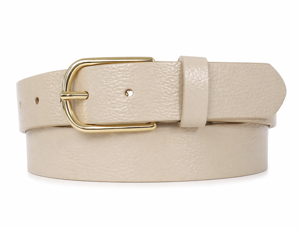 Ceinture en cuir italien effet craquelé – MEDIKE LANDES - B30404 - MEDIKE LANDES