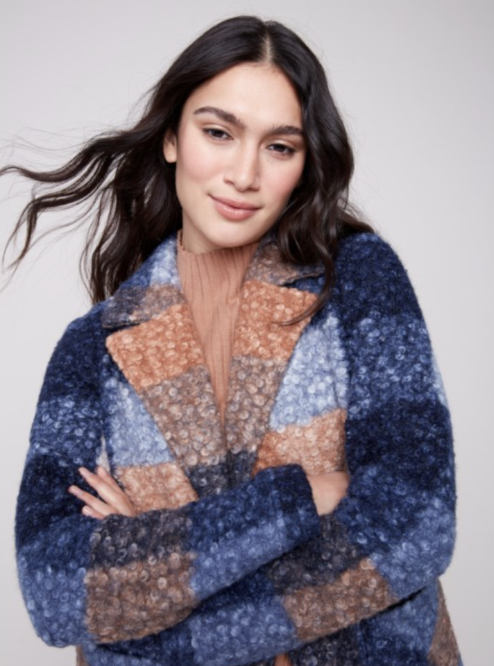 Manteau en tricot - CHARLIE B 