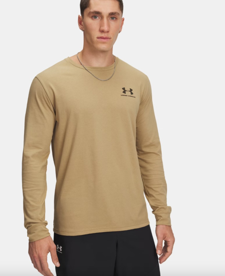 Chandail avec logo imprimé à gauche sur la poitrine - UNDER ARMOUR - 1329585 - Under Armour