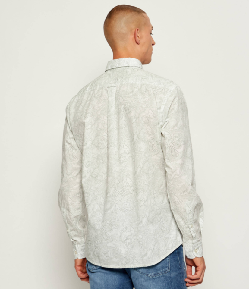 Chemise Rickert à motif - HUGO BOSS