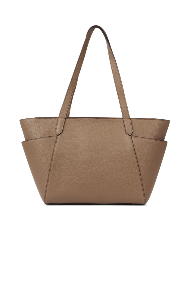 Sac moyen fourre-tout en cuir vegan Opale - LAMBERT