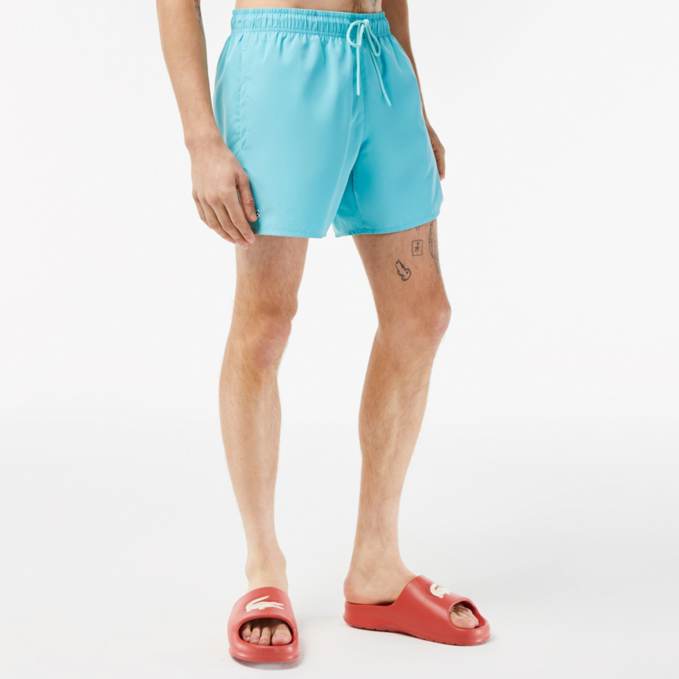 Short de bain uni à séchage rapide - LACOSTE