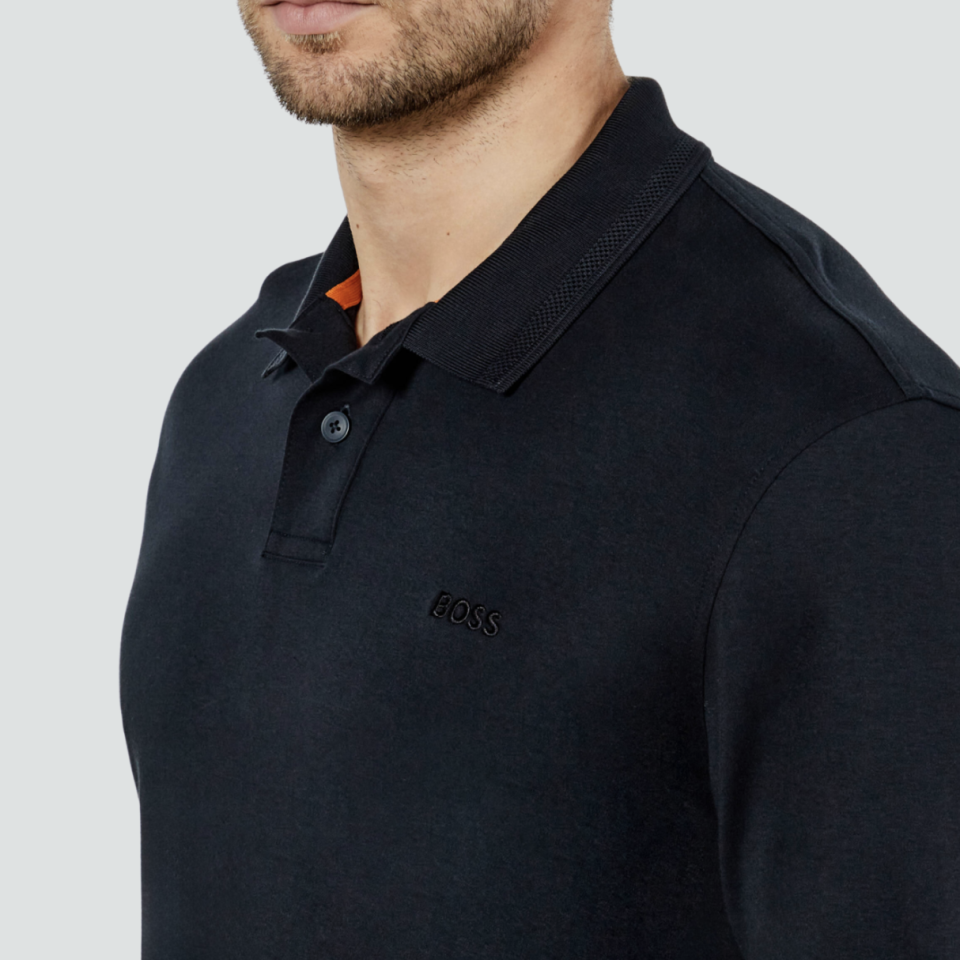 Polo Interlock manches longues - HUGO BOSS