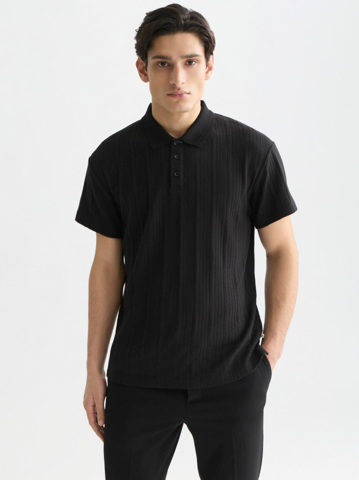 Polo côtelé coupe relax – SCOTCH & SODA - 182269-001 - Scotch & Soda