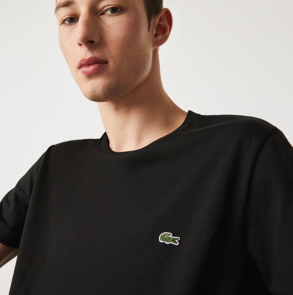 T-shirt classique à col rond - LACOSTE