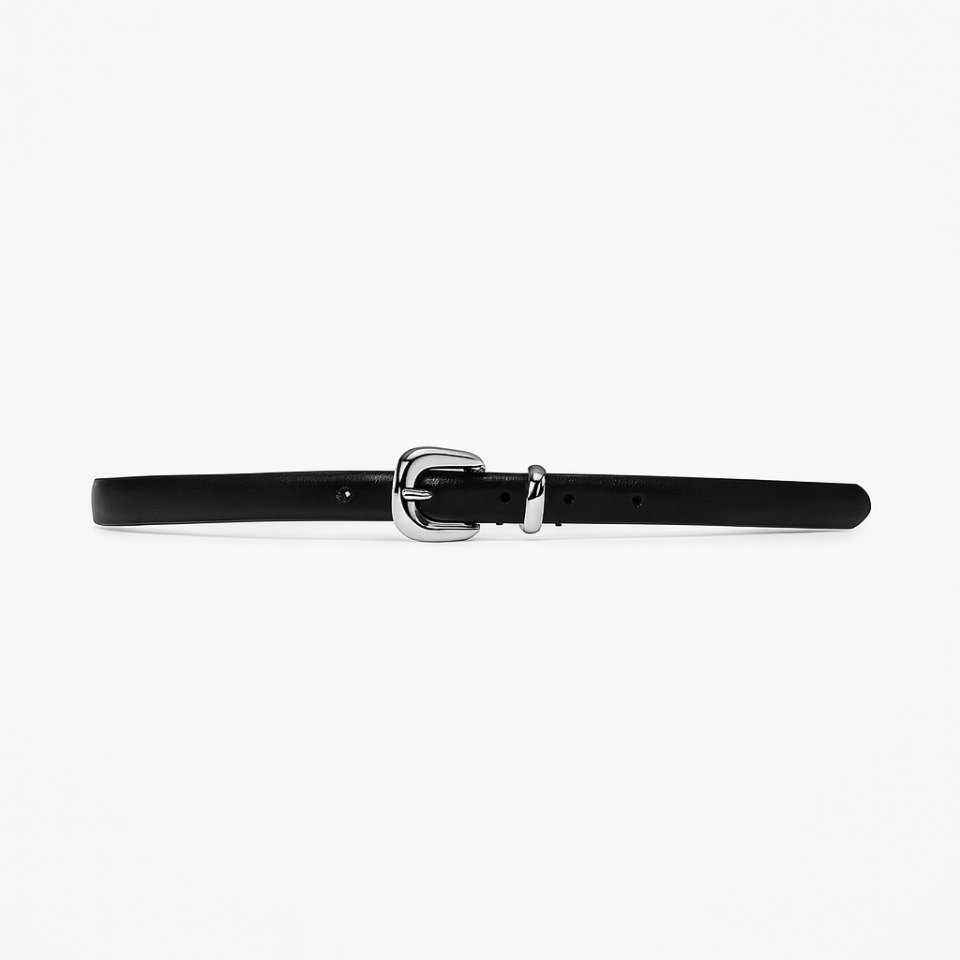Ceinture slim en cuir véritable - MEDIKE LANDES - B29802 - MEDIKE LANDES