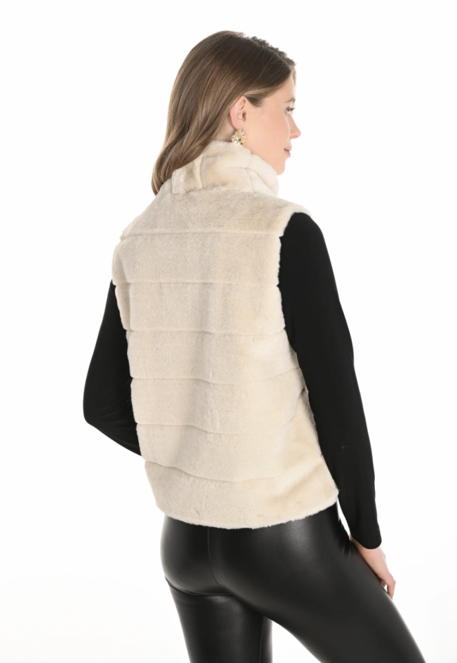 Veste sans manches en fausse fourrure – FRANK LYMAN
