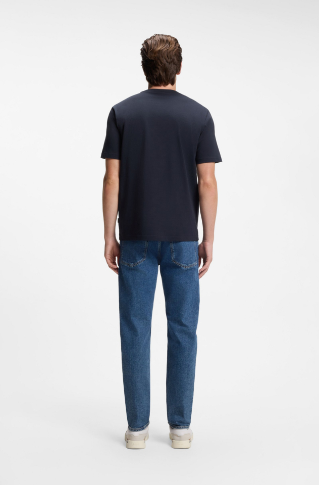 T-shirt en jersey de coton avec logo – HUGO BOSS