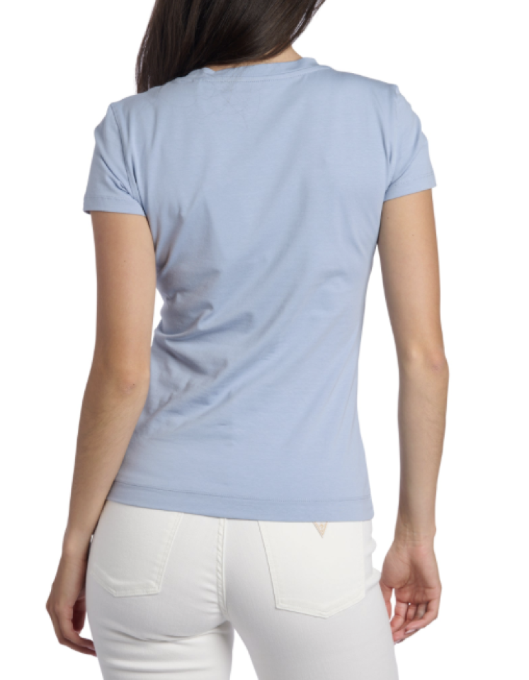 T-Shirt avec Logo Dégradé Pailleté - GUESS
