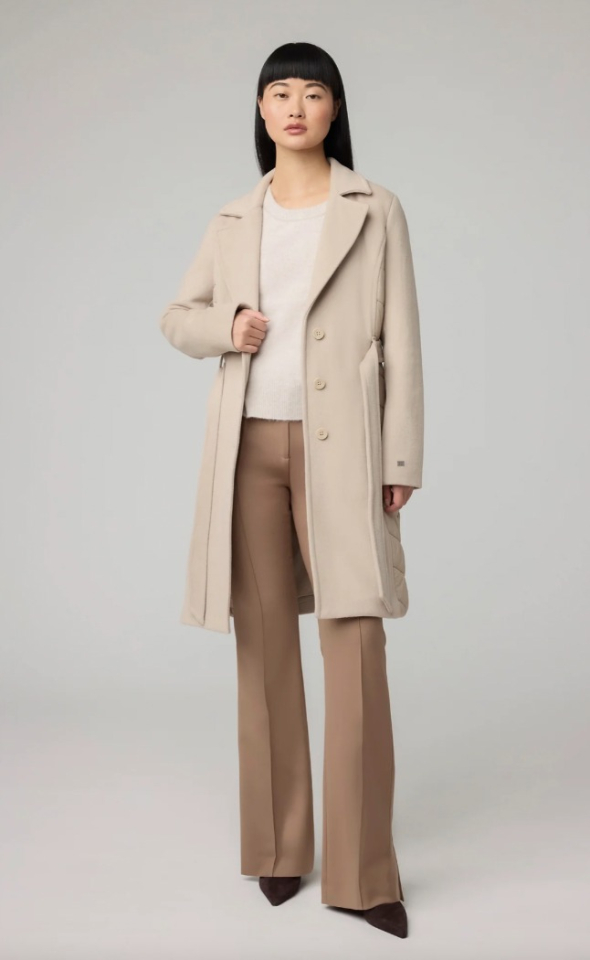 Manteau en laine mixte Adeline - SOIA & KYO 