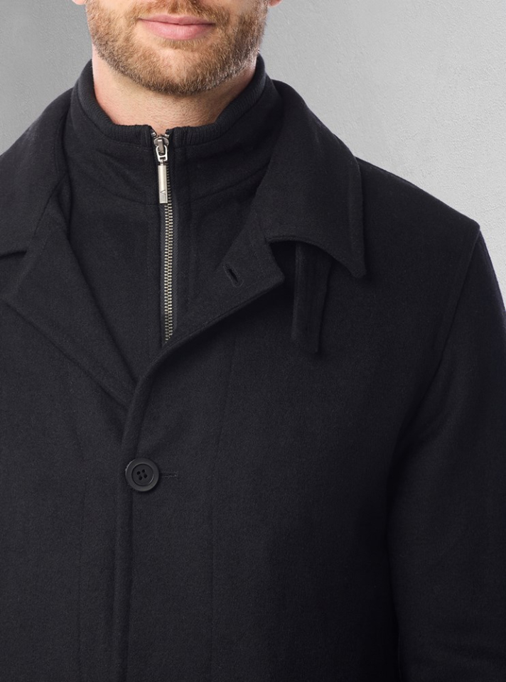 Manteau de laine semi-ajustée - VINCENT D'AMÉRIQUE