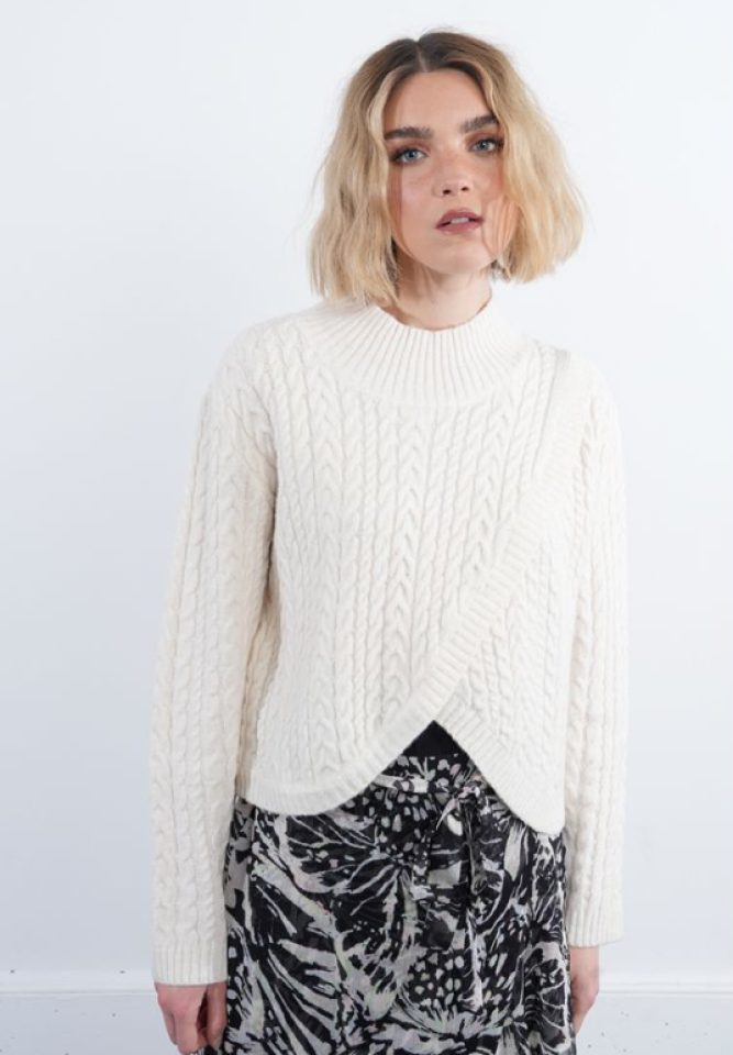 Pull torsadé – MOLLY BRACKEN - LAL625DN - Molly Bracken