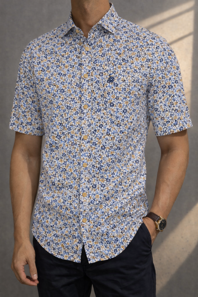 Chemise motif feuillage – FELLOWS UNITED - 61.6616 - Fellows United