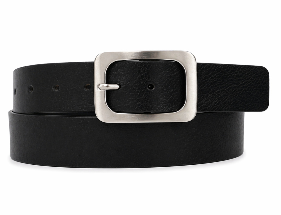 Ceinture en cuir italien avec boucle nickel – MEDIKE LANDES - B28857 - MEDIKE LANDES
