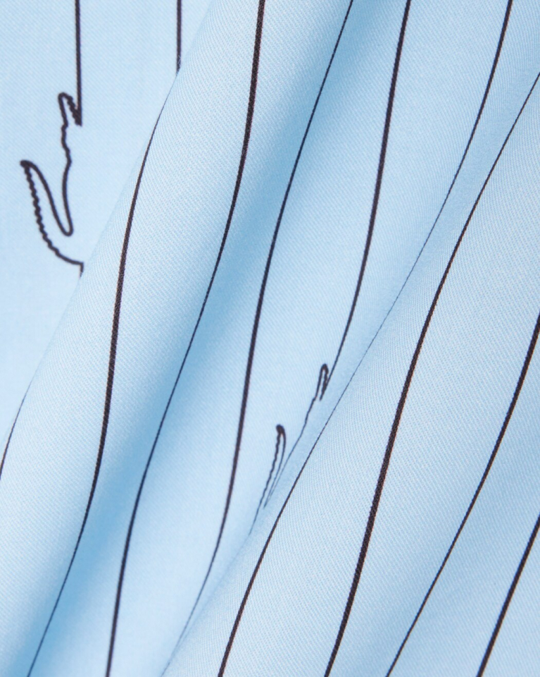 Chemise relaxed fit en twill imprimé – LACOSTE