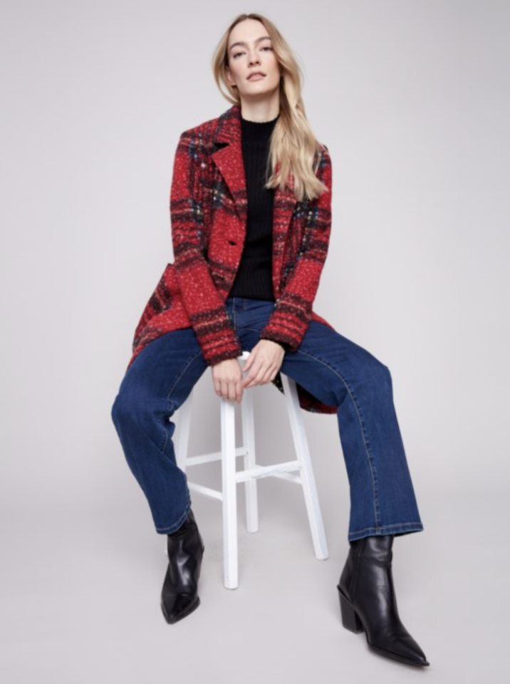 Manteau en tricot - CHARLIE B 