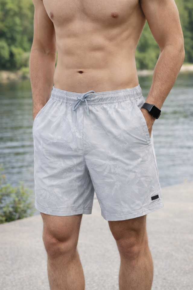 Short de bain imprimé floral Alain – HUGO BOSS - 50540089 - Hugo Boss