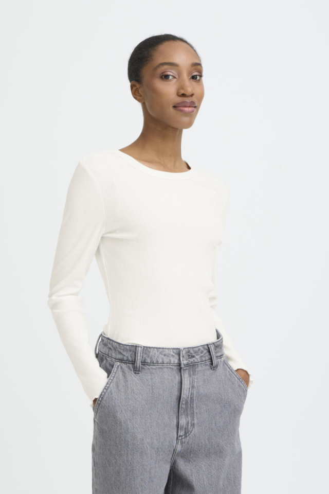 T-shirt côtelé Sinne – B.YOUNG - 20818494 - B.YOUNG